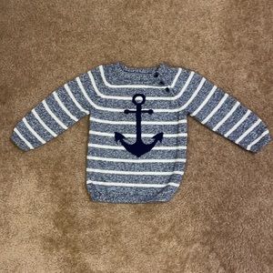 H&M blue sweater toddler size 12-18 months